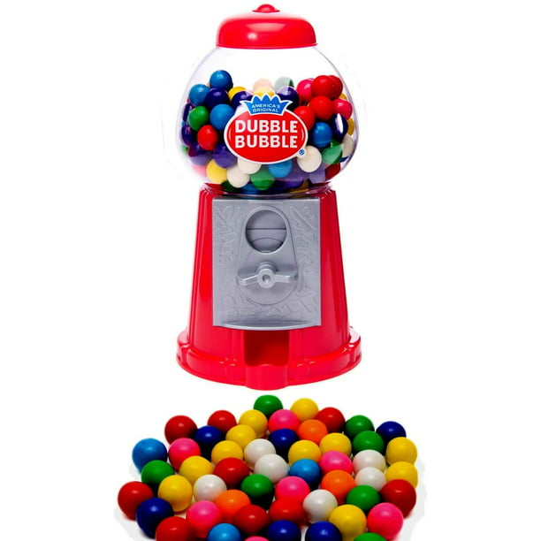 Party Favors and Supplies Dubble Bubble Classic Style Includes 23 Gum Balls Red PlayO 7 Coin Operated Gumball Machine Toy Bank Kids Coin Bank Candy Dispenser Novelties Birthday Parties 